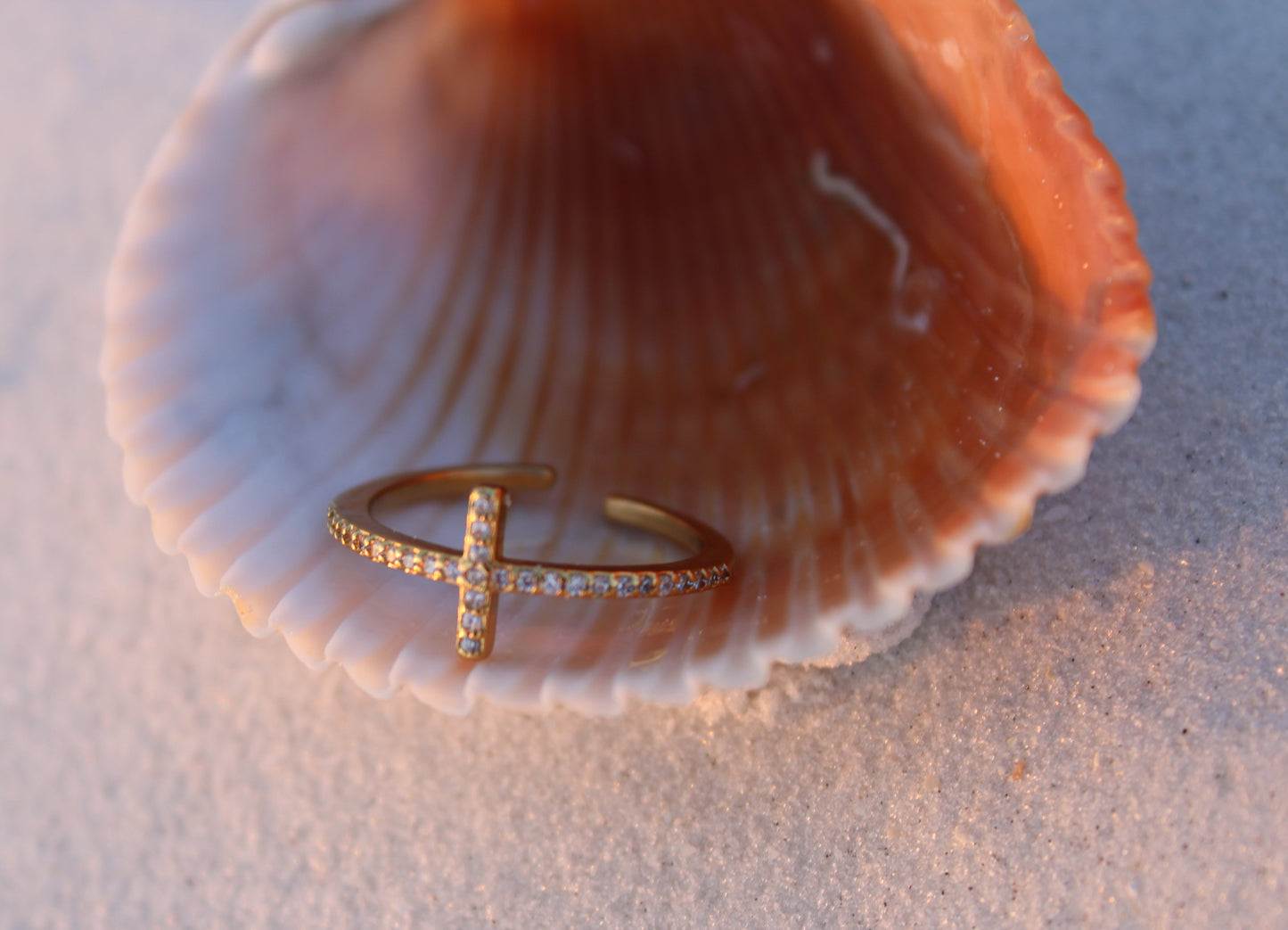 Gold Adjustable Cuff Ring, Gift for her, Gold Ring, Silver Ring
