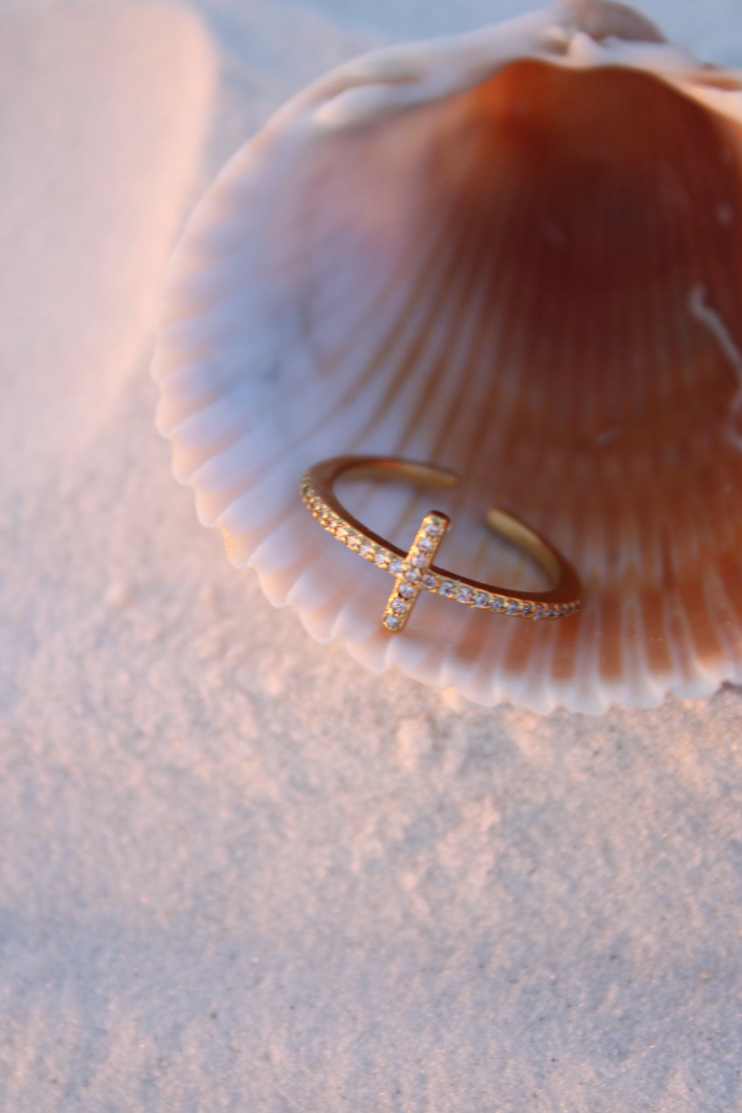 Gold Adjustable Cuff Ring, Gift for her, Gold Ring, Silver Ring